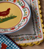 Porcelain Dessert Plate Set - Home Sweet Home