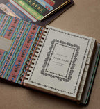2026-2027 17-Month Academic Covered Spiral Planner - Paisley Stripe