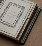2026-2027 17-Month Academic Covered Spiral Planner - Paisley Stripe