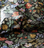 Percale Duvet Cover - Strawberry Fields Black