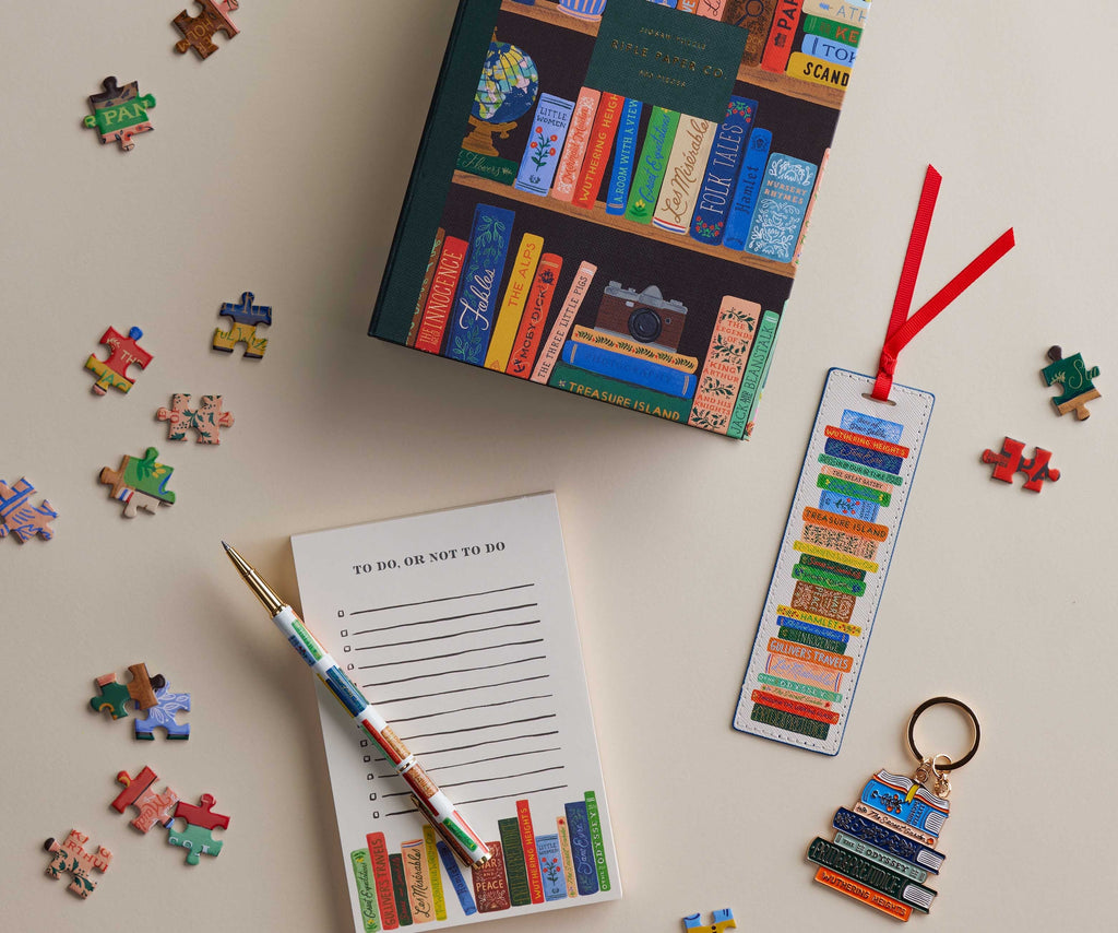 Enamel Keychain - Book Club