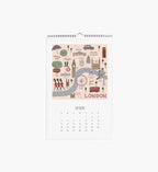 2027 Wall Calendar - Travel Sketches