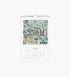 2027 Wall Calendar - Travel Sketches