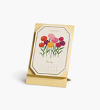 2027 Brass Easel Desk Calendar - Birth Month