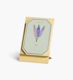 2027 Brass Easel Desk Calendar - Birth Month