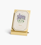 2027 Brass Easel Desk Calendar - Birth Month
