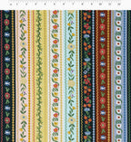 Gemma Canvas Metallic Fabric - Multi