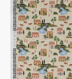 Cotswolds Cotton Fabric - Linen