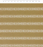 Estee Stripe Cotton Fabric - Orche