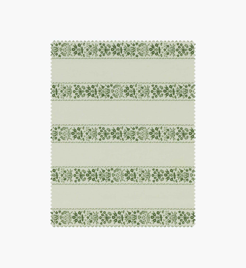 Estee Stripe Cotton Fabric - Cream