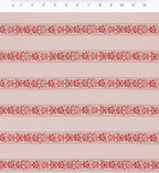 Estee Stripe Cotton Fabric - Pink