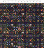 Helena Cotton Fabric - Navy