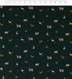 Farm Animals Cotton Fabric - Evergreen
