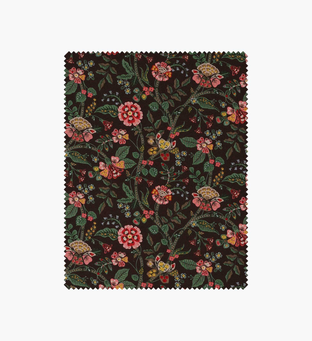 Gracie Rayon Fabric - Cocoa