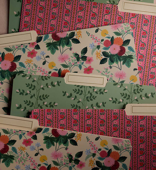 Assorted File Folders - Dahlia