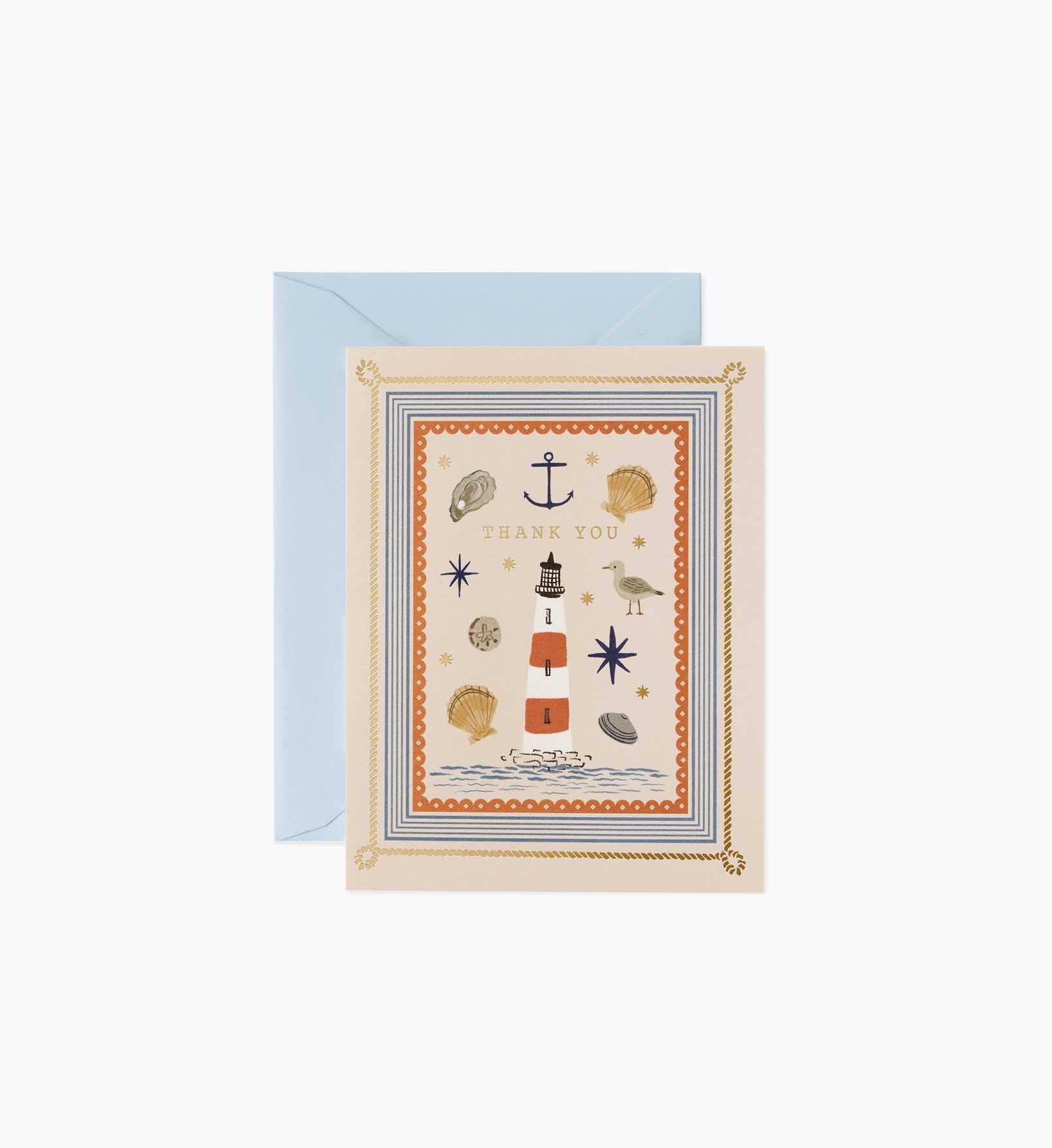 Seaside Thank You Card - Boxed Set