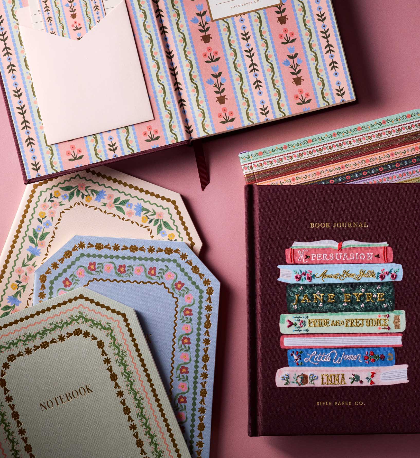 Embroidered Book Journal - Ladies Night Book Club