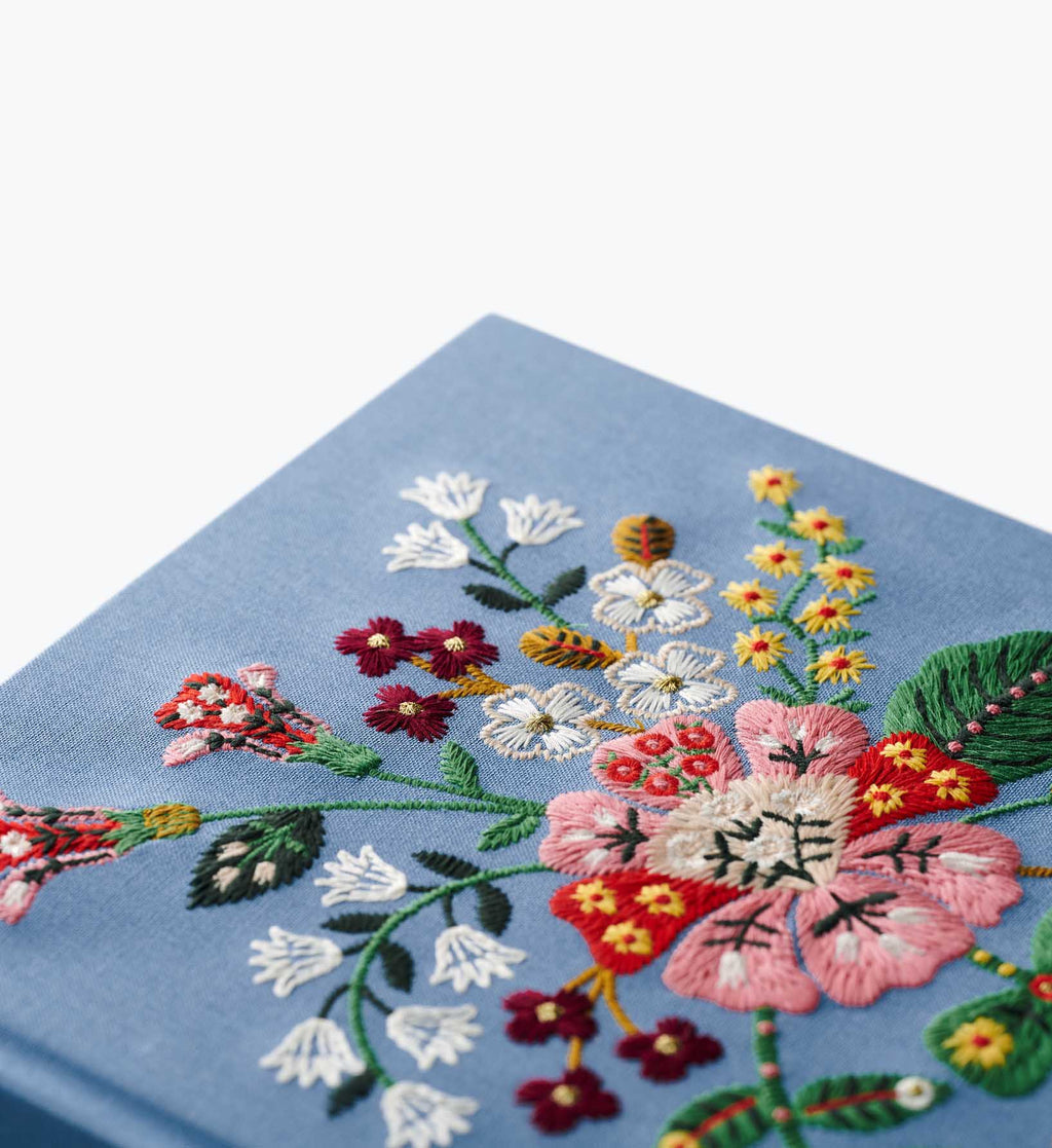 Embroidered Sketchbook - Gracie