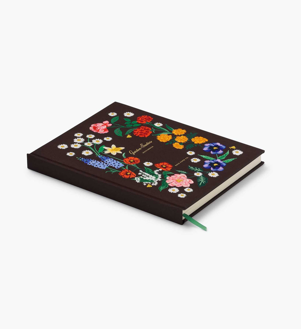Embroidered Sketchbook - Garden Study