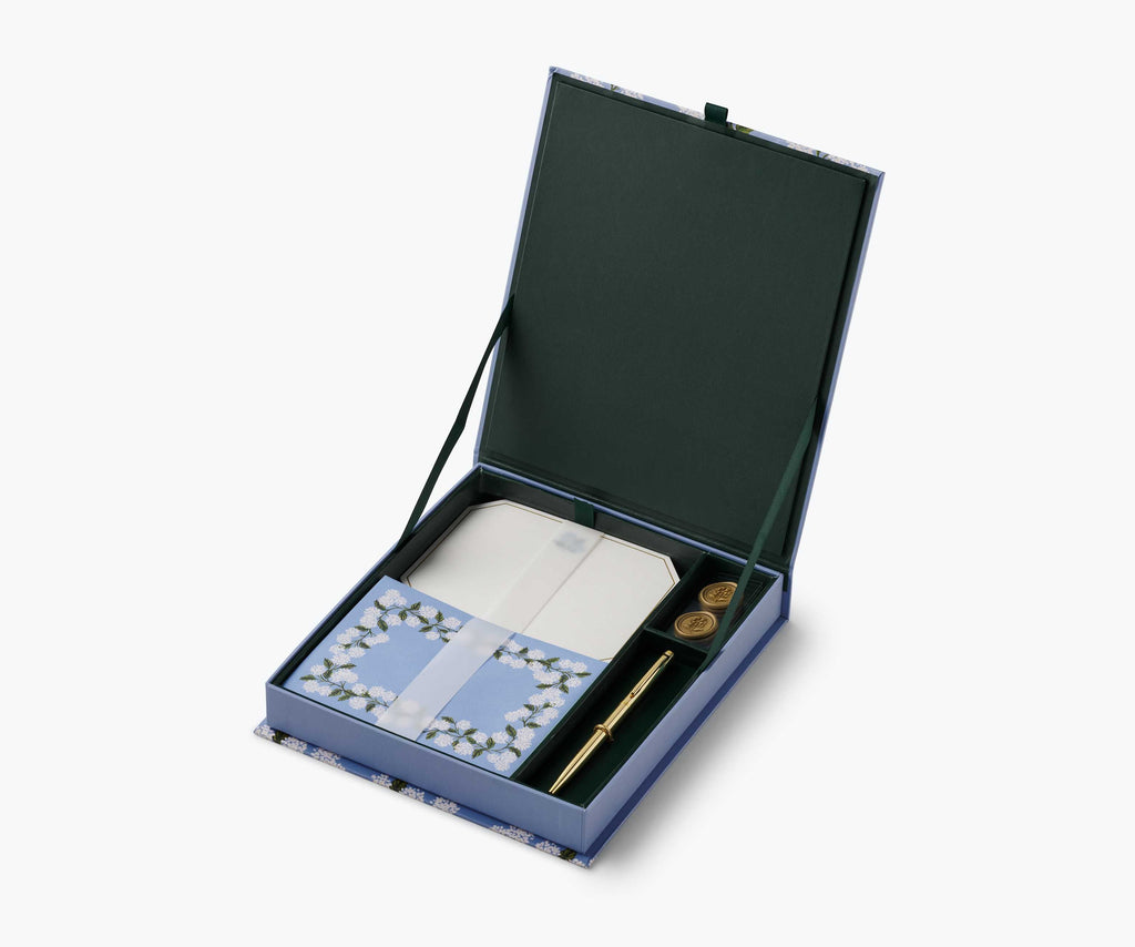 Letter Writing Set - Hydrangea