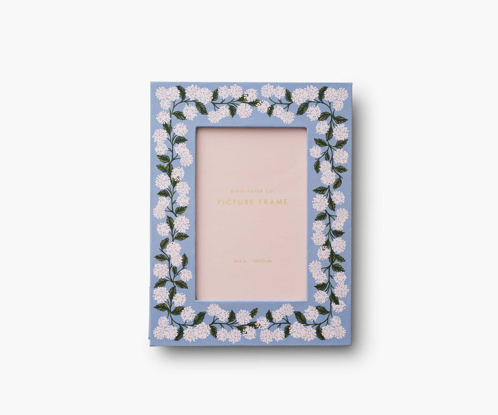 Paper Wrapped Picture Frame - Hydrangea