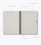 2027 12-Month Softcover Spiral Planner - Sage Hydrangea