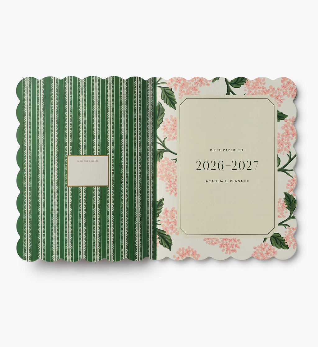 2026-2027 12-Month Academic Appointment Notebook - Pink Hydrangea