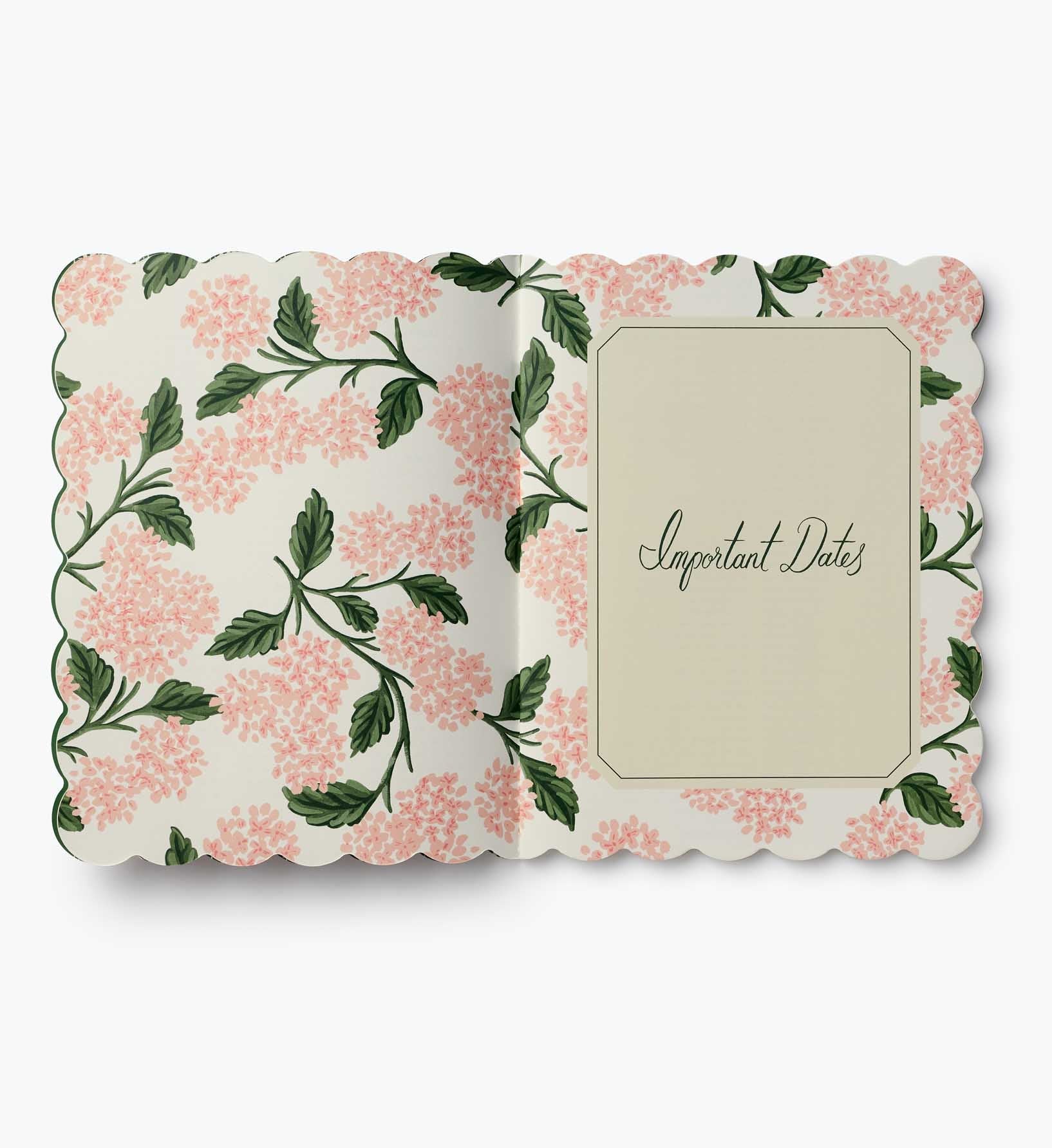 2026-2027 12-Month Academic Appointment Notebook - Pink Hydrangea