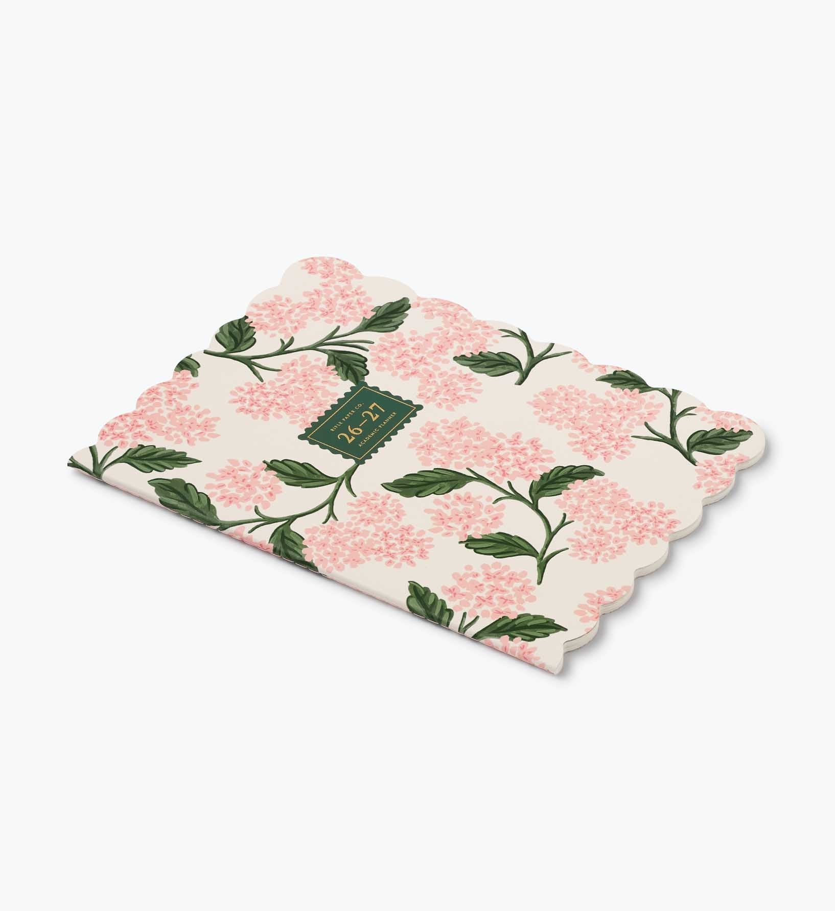 2026-2027 12-Month Academic Appointment Notebook - Pink Hydrangea
