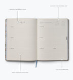 2027 12-Month Embroidered Bookbound Planner - Heritage Sampler