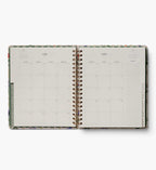 2026-2027 17-Month Academic Hardcover Spiral Planner - Garden Study