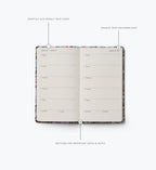 2027 12-Month Hardcover Pocket Planner - Paisley