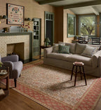 Edinburgh Aster Power Loomed Rug - Ivory & Spice