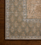Edinburgh Aster Power Loomed Rug - Sand & Green