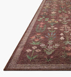 Edinburgh Campbell Power Loomed Rug - Merlot