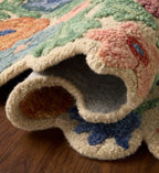 Edith Wool Hooked Rug - Ivory