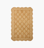 Lisette Wool Hooked Rug - Wheat & Ivory
