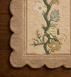 Thistle Wool Hooked Rug - Neutral