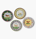 Porcelain Dessert Plate Set - Home Sweet Home