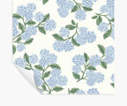 Hydrangea Peel & Stick Wallpaper - Blue & White