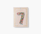 Numbered Foil Balloon - Garden Party