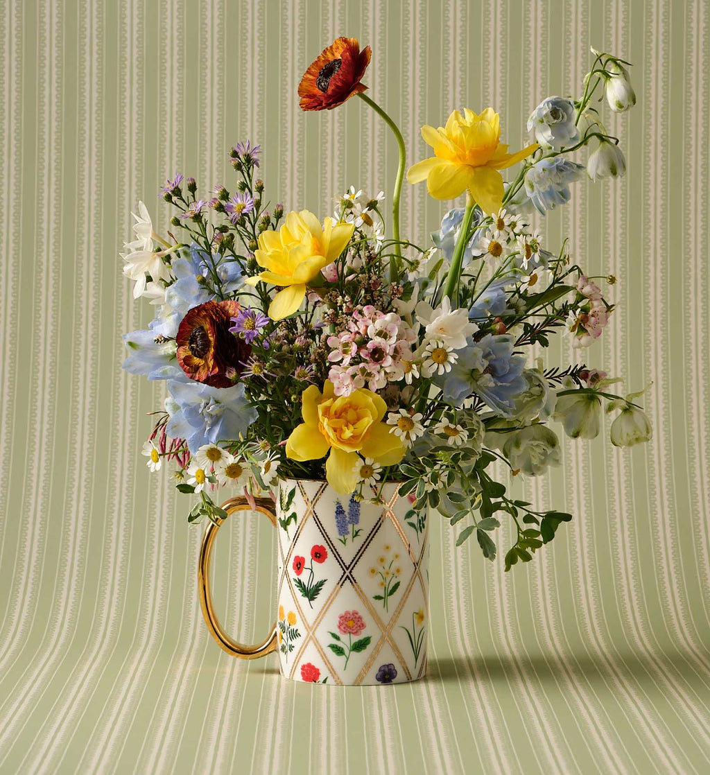 Porcelain Mug - Garden Study