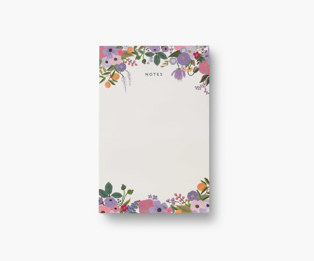 Blank Notepad - Garden Party Violet