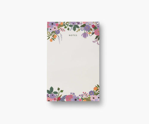 Blank Notepad - Garden Party Violet