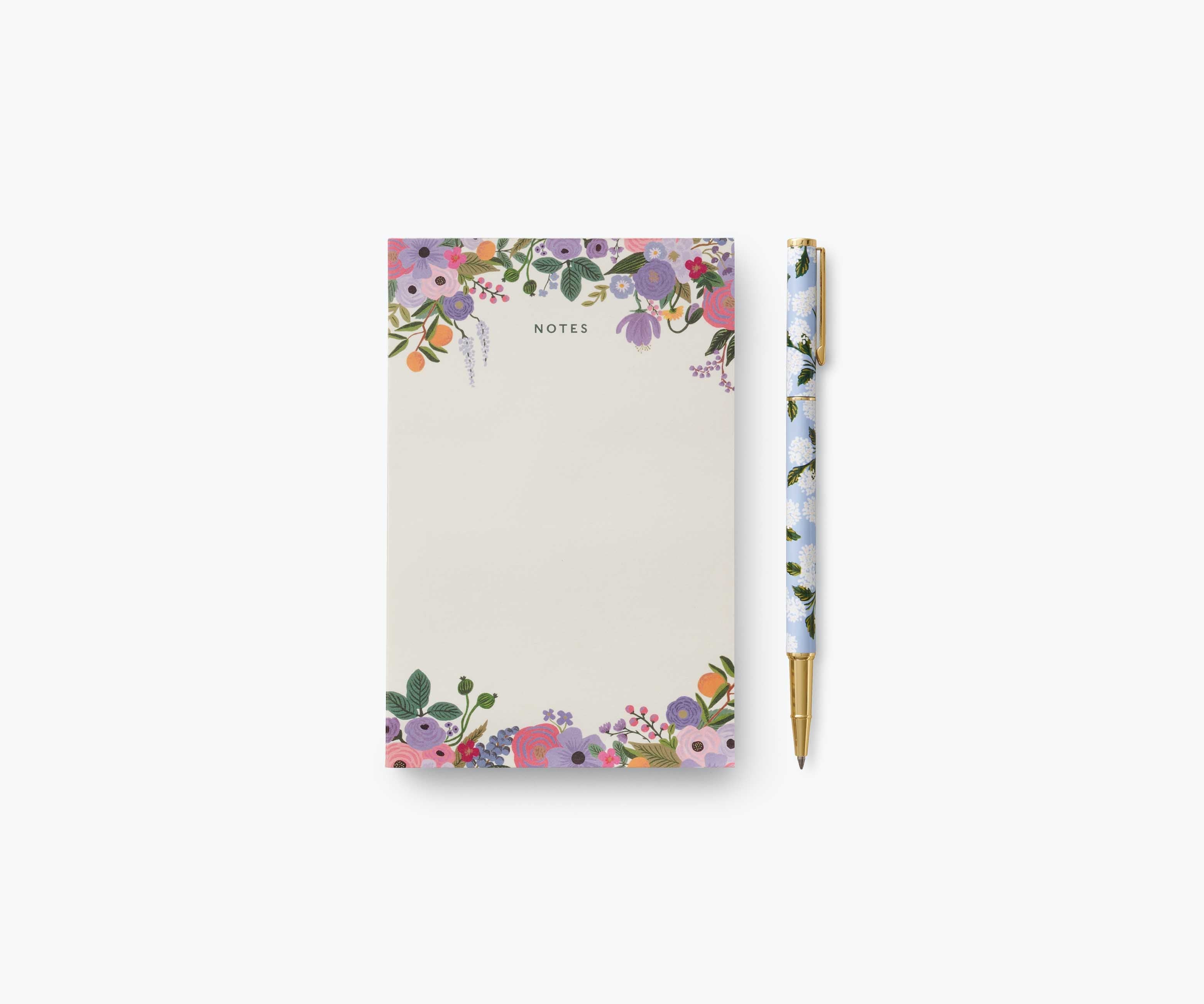Blank Notepad - Garden Party Violet