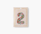 Numbered Foil Balloon - Garden Party
