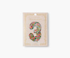 Numbered Foil Balloon - Garden Party