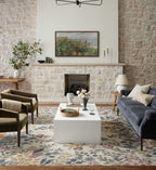 Provence Abbey Power-Loomed Rug - Ivory