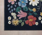 Perennial Strawberry Fields Power Loomed Rug - Black