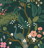 Peacock Wallpaper - Emerald
